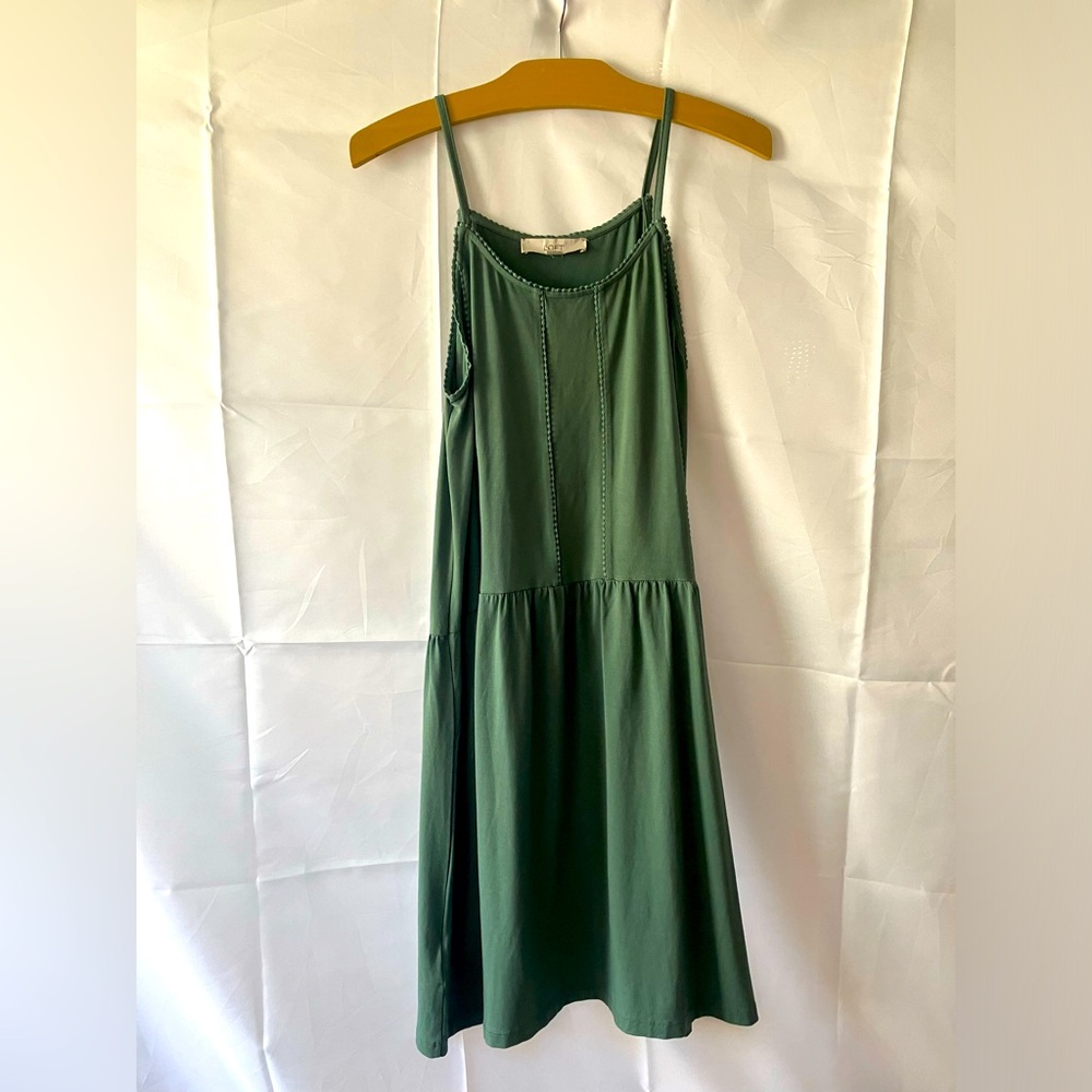 Ann Taylor Loft Green Sundress XS